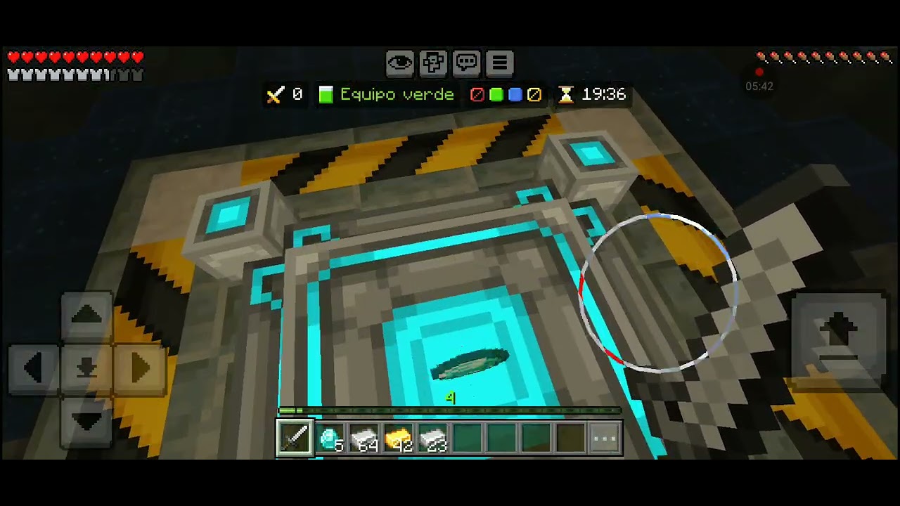 Jugando bedwars 