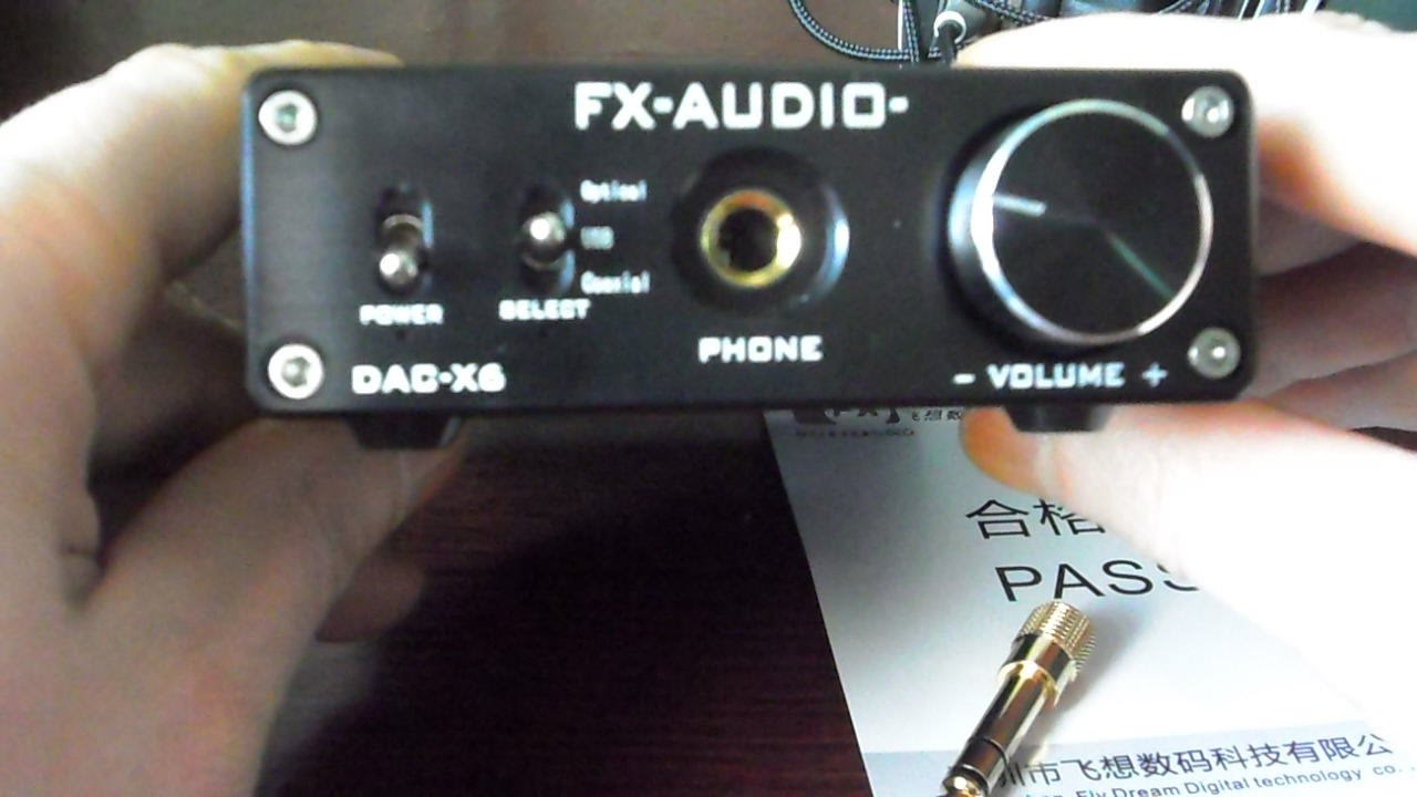 FX AUDIO DAC X6 - цап ,звуковая карта, с усилителем для наушников