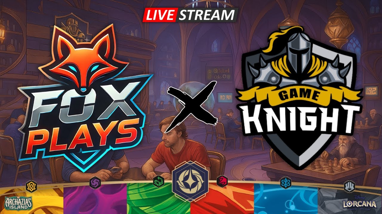 FOX PLAYS @ Game Knight League | Lorcana Archazia's Island League Gameplay
