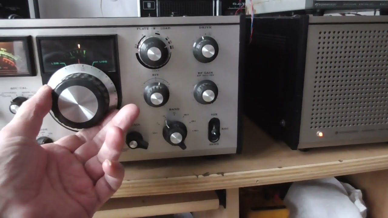 Kenwood TS-515  test the Kenwood is from 1972