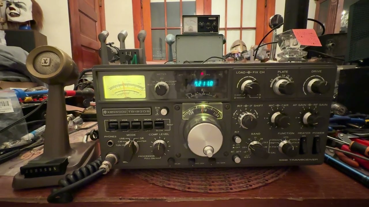 Kenwood TS-820S on the Albuquerque NM boat anchor net 29 Jan 2026 by AD4DQ 