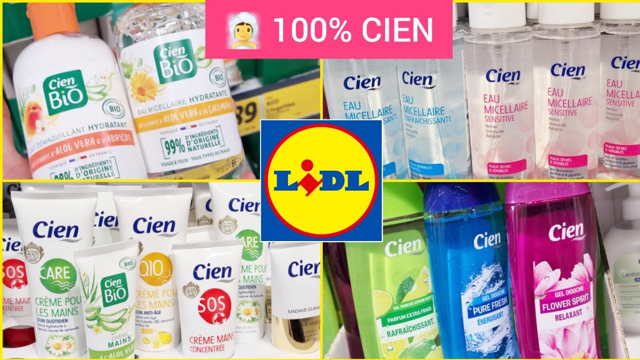 👸🏻🧴LIDL CIEN et CIEN BIO : Mon Avis et Test YUKA