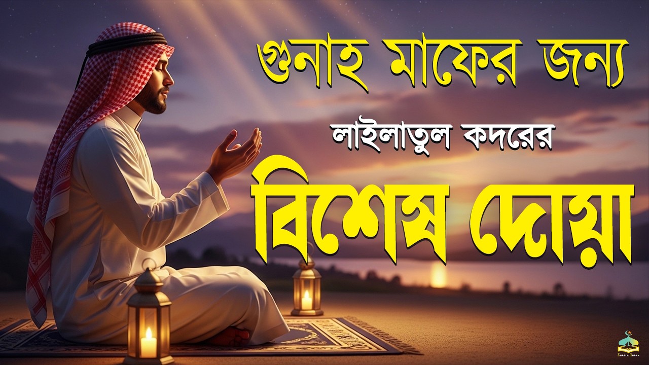 লাইলাতুল কদর রাতের দোয়া l গুনাহ মাফের জন্য বেশি করে শুনুন l Lailatul Qadr Dua By Alaa Aqel
