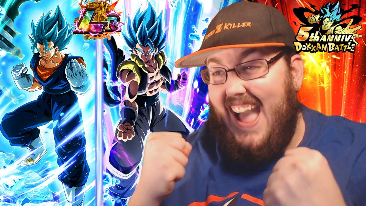 LR GOGETA BLUE & VEGITO BLUE SUPER ATTACKS & TRANSFORMATION (DBZ Dokkan Battle) REACTION!!!