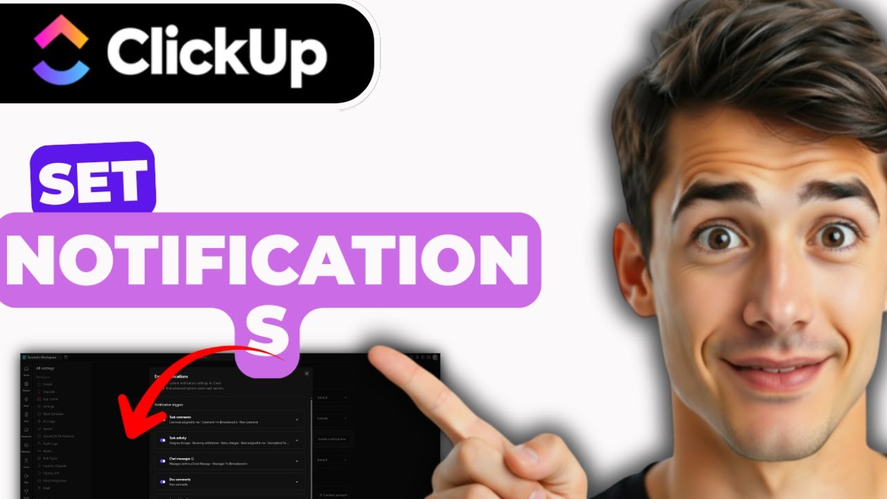 Как добавить и настроить уведомления в ClickUp (самый простой способ) (Руководство 2026 года)