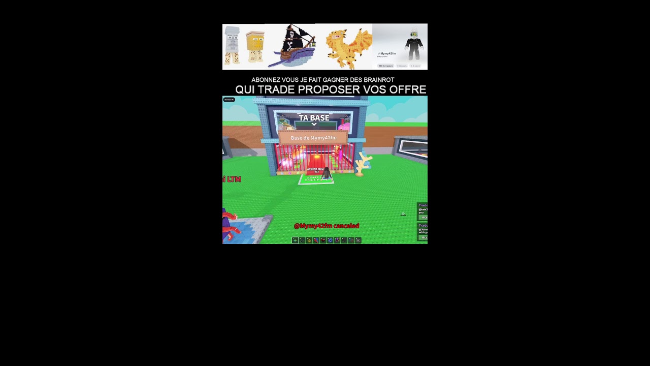 Les gars live chill venez trade avec la machine ou sans aussi pvp mais pas duel