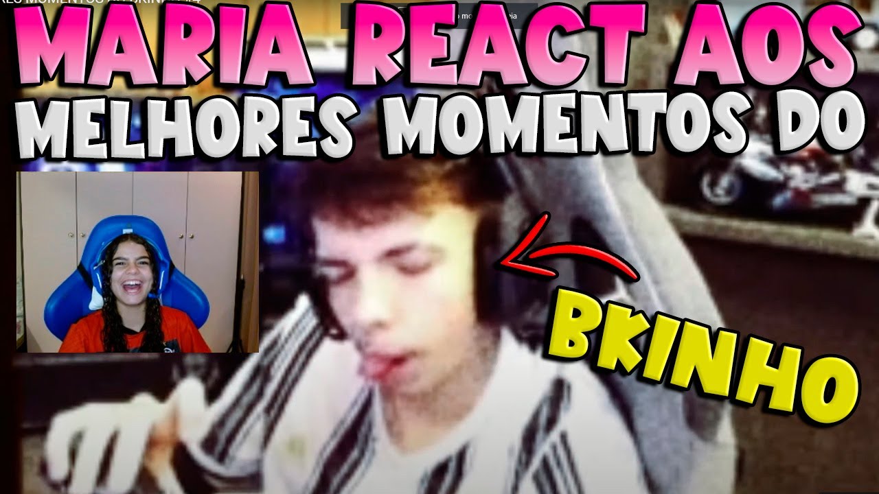 MARIA REACT AOS MELHORES MOMENTOS DO BKINHO 🔥🤣 #mariarp #bkinho #tropadaturquia
