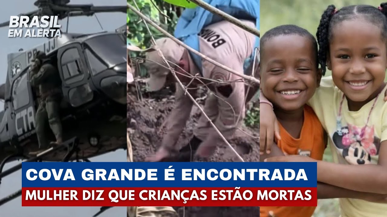 Mulher Afirma Que Crianças Estão Mortas e Cova Grande é Encontrada em Matagal | Brasil em Alerta