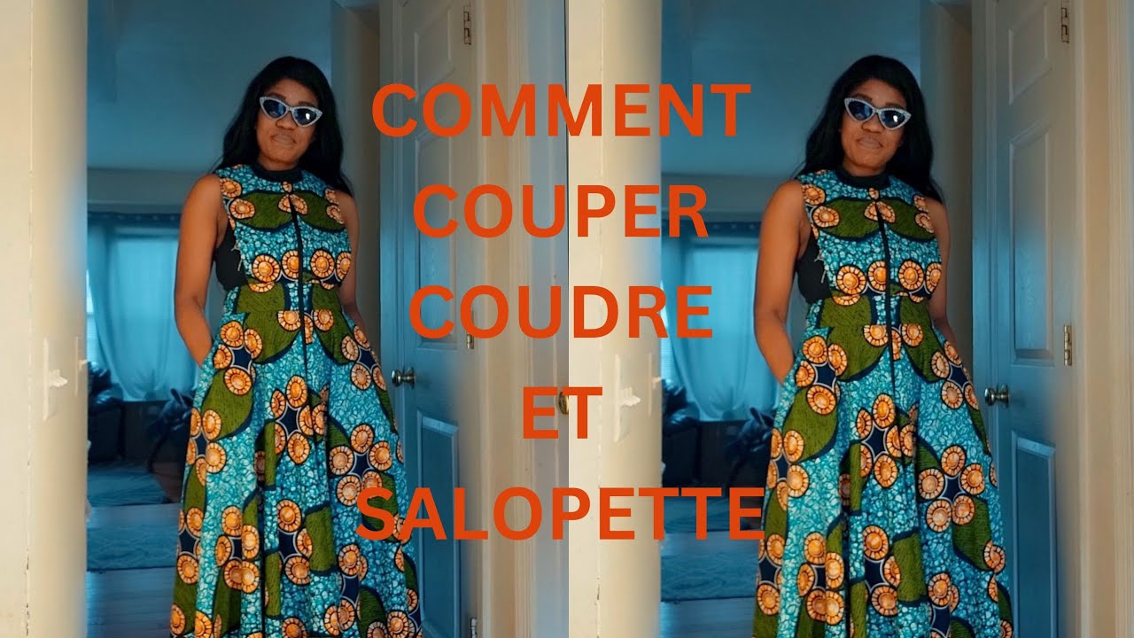 Comment couper et coudre salopette de tendance  ,tres facile #couture #fashionstyle #salopette,