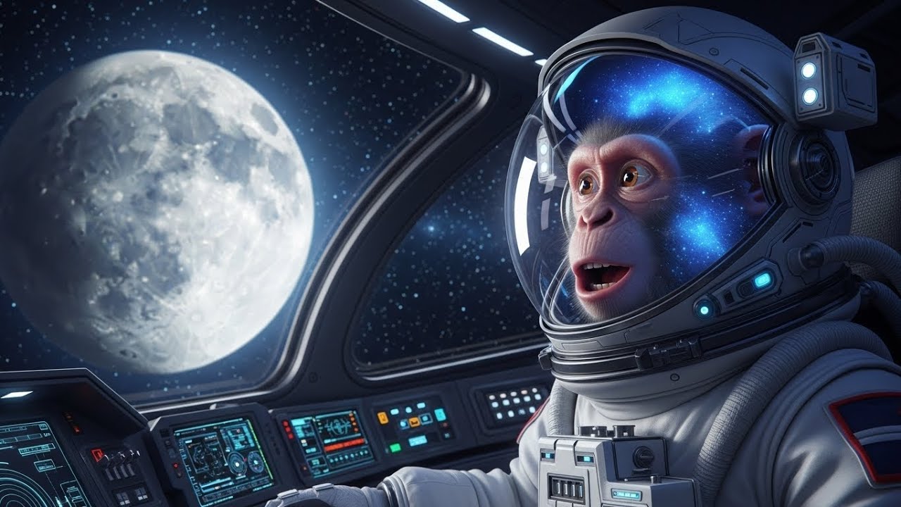 First Monkey in Space! MoFa Launches a Rocket to the Moon 🚀🌕 | MoFa Monkey 4.0