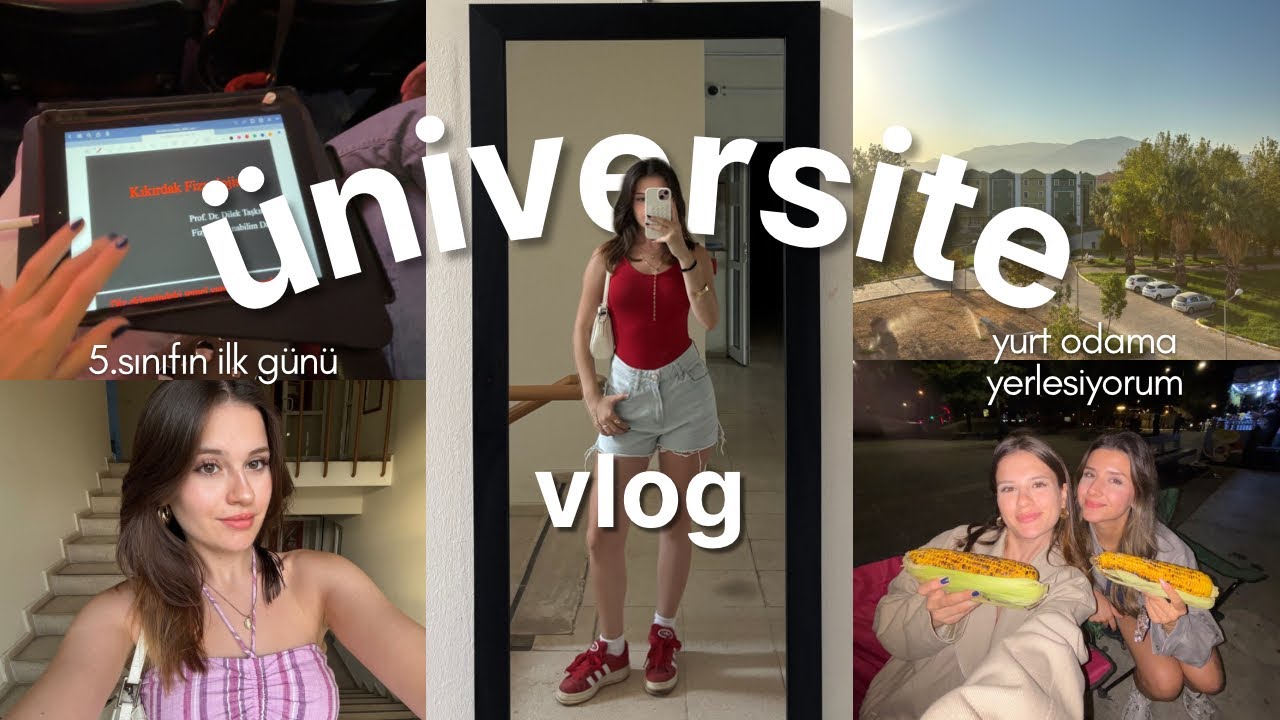 ÜNİ VLOG| 5. Sınıfın İlk Günü, Yurt Odama Yerleşiyorum #tıpfakültesi #ykstavsiye