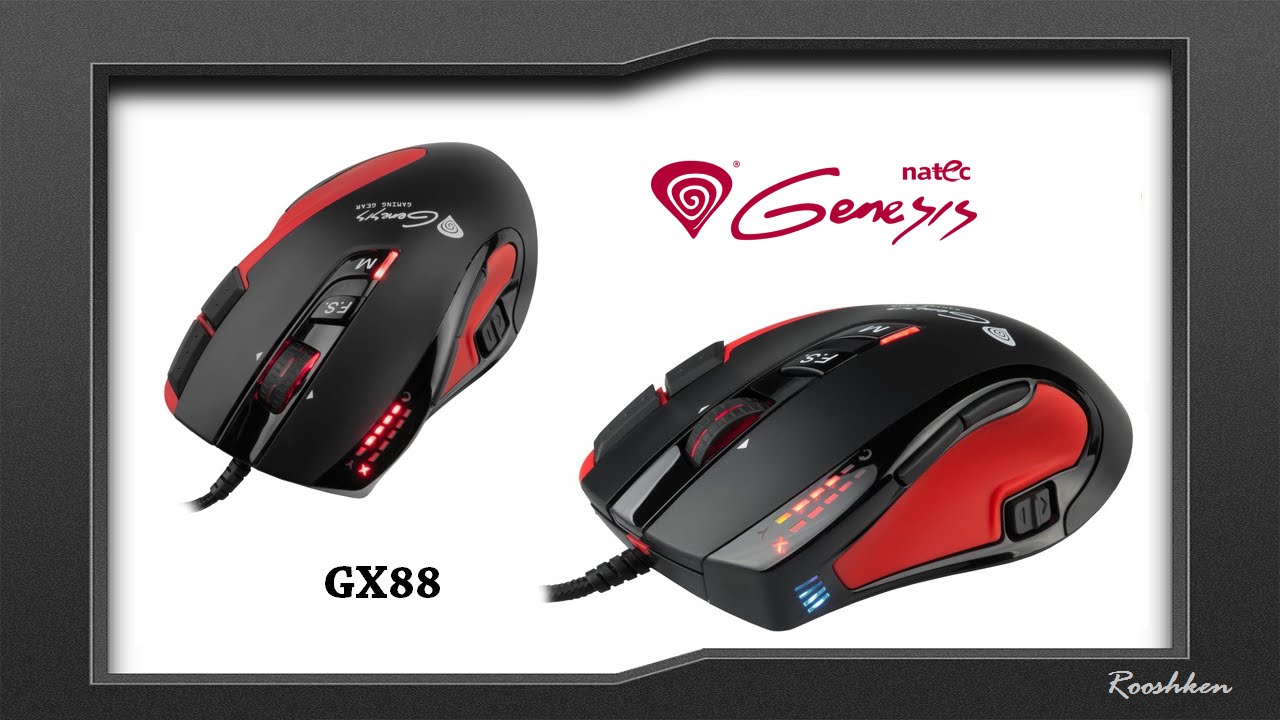 Natec Genesis GX88 - Rzut oka na myszkę z sensorem laserowym Avago9800
