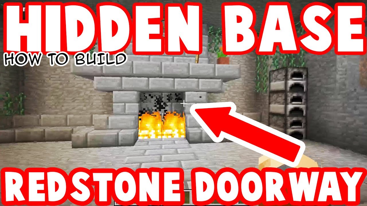 How to Make a Hidden Fireplace Door in Minecraft