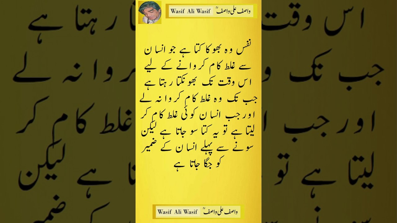 Top Quotes Series Hazrat Wasif Ali Wasif 38-1000 #wasif_ali_wasif #nafs #inspiringquotes #bestquotes