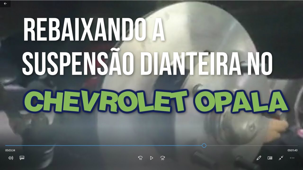 HOJE VOCÊ VAI APRENDER COMO REBAIXAR A DIANTEIRA DO CHEVROLET OPALA SEM QUE ELE FIQUE RUIM DE ANDAR