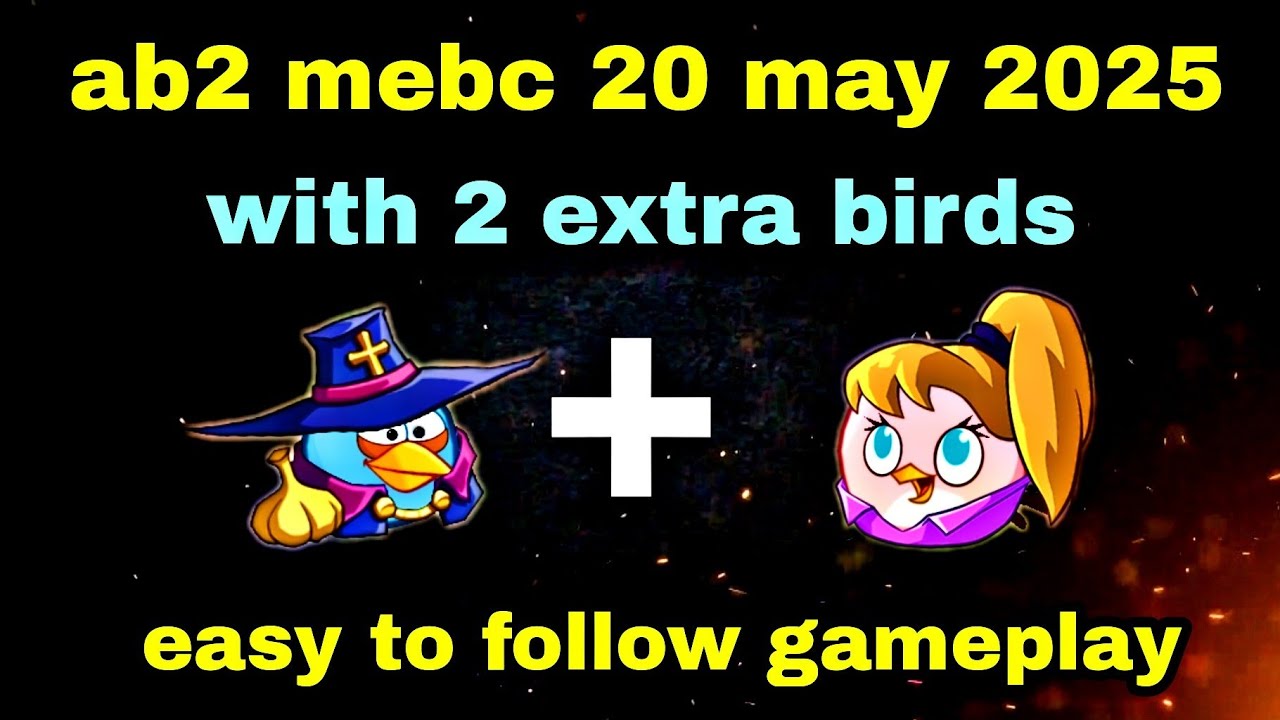 Angry birds 2 mighty eagle bootcamp Mebc 20 may 2025 with 2 extra birds blues+stella #ab2 mebc today