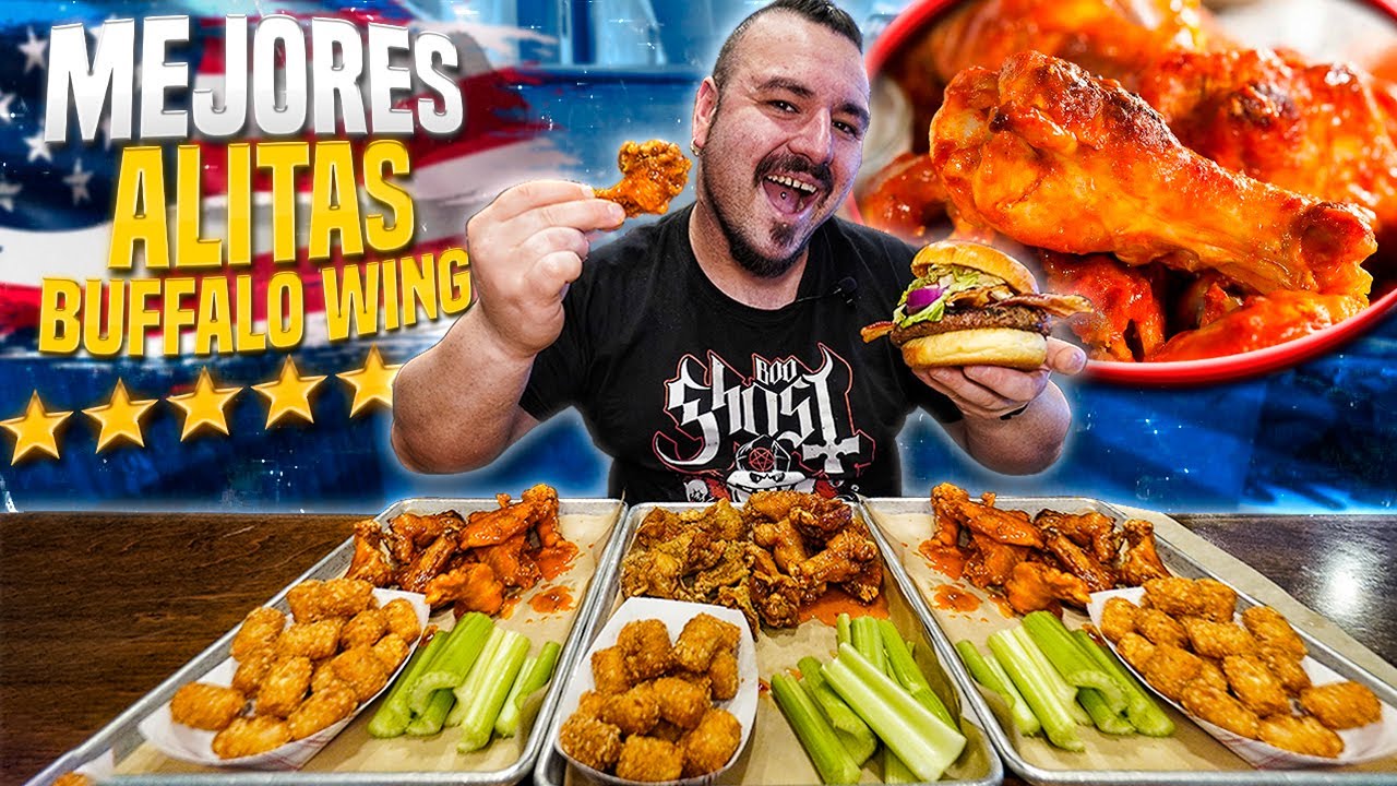 Probando las MEJORES ALITAS de POLLO de ATLANTA ESTADOS UNIDOS 🍗
