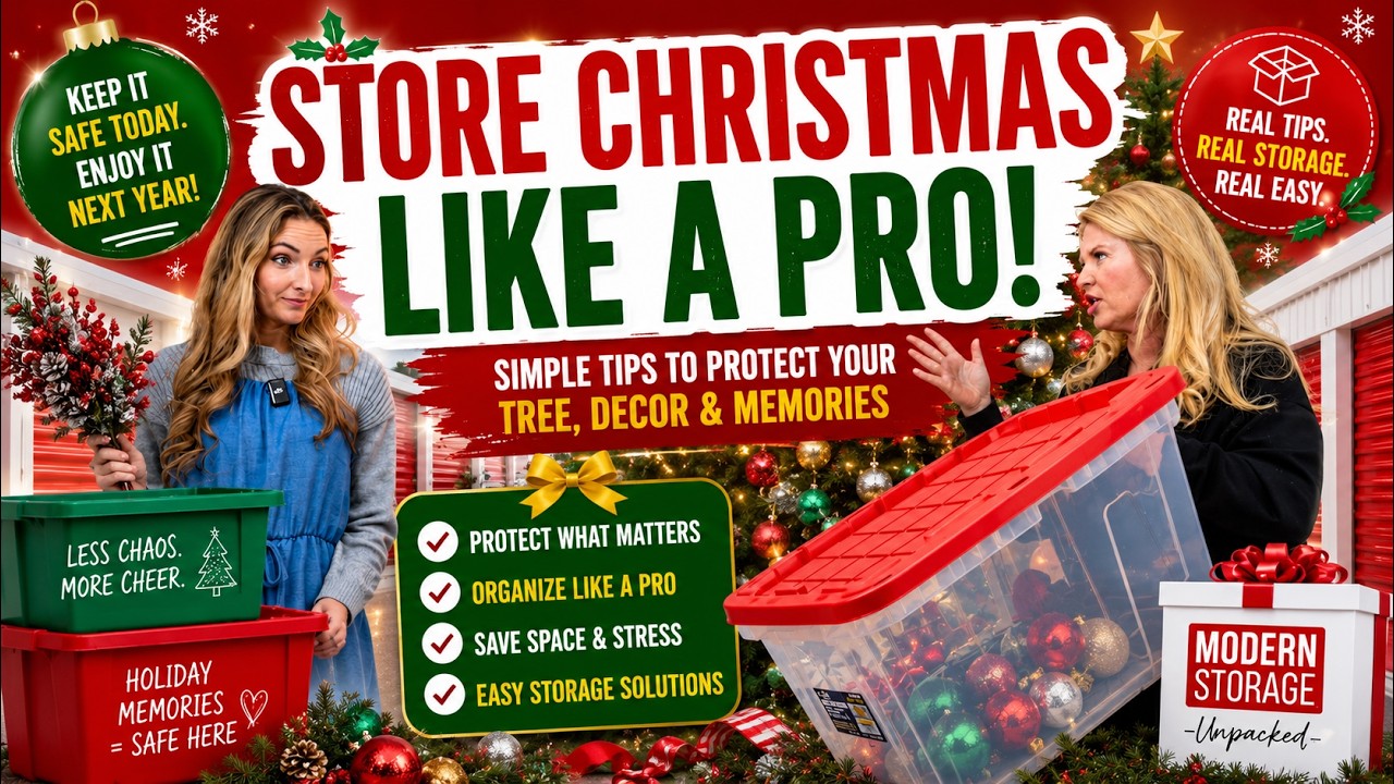 Modern Storage® Unpacked | Holiday Decor Breakdown with Shelly | Storage Dos & Don’ts