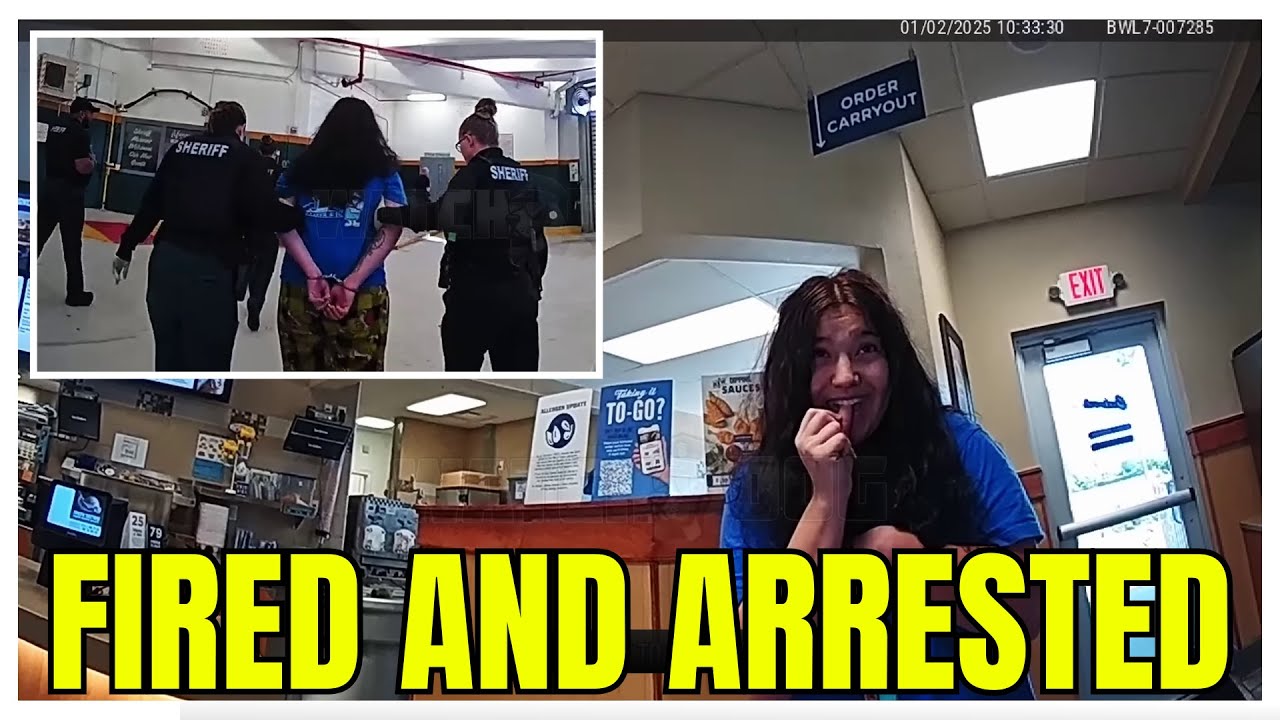 FIRED & ARRESTED: Entitled Ex Burger Employee Thinks She's a LAWYER