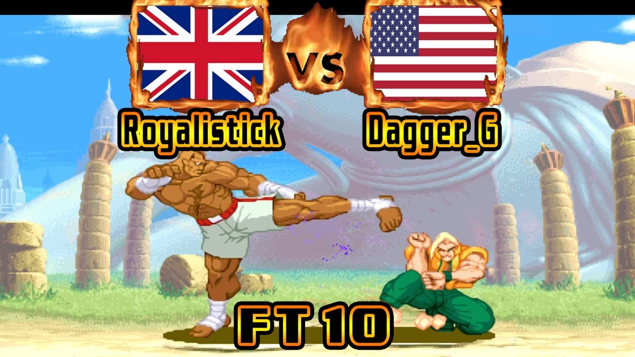 Street Fighter Alpha 2 - Royalistick (GBR) VS (USA) Dagger_G [sfa2] [Fightcade] ストリートファイターゼロ2