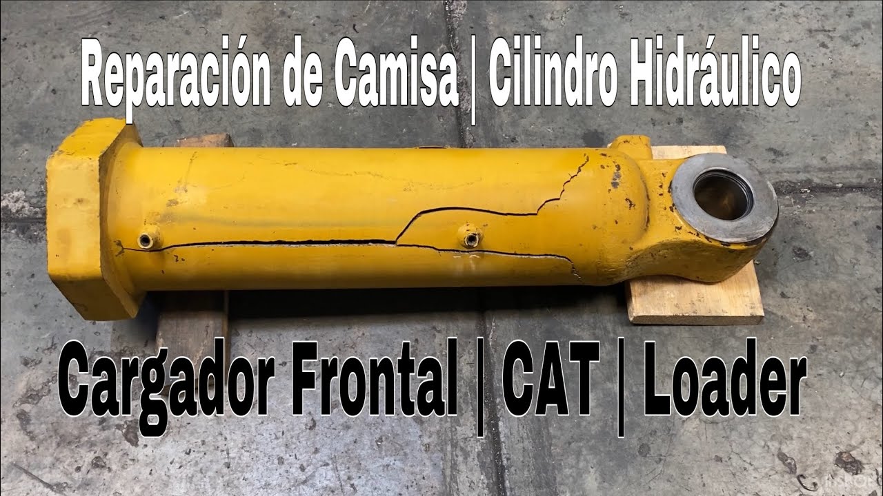 Reparación de camisa de cilindro hidráulico Cargador CAT | Hydraulic Cylinder Barrel repair
