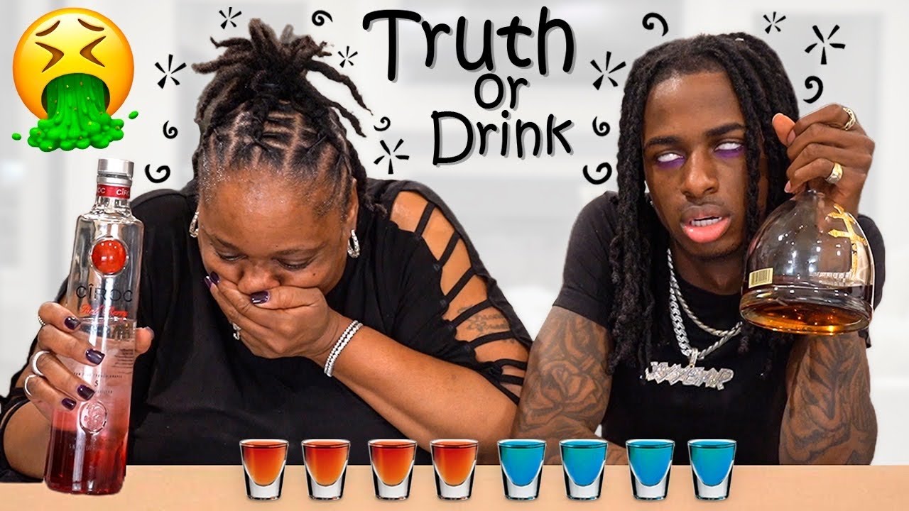 TRUTH OR DRINK FT. MY MOM *awkward*