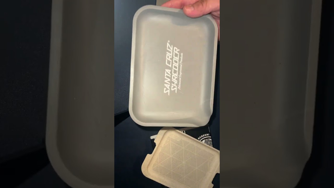 Unboxing Santa Cruz Shredder ALL HEMP Tray Kit!! #shorts #short #shortvideo #santacruz  #hemp #raw