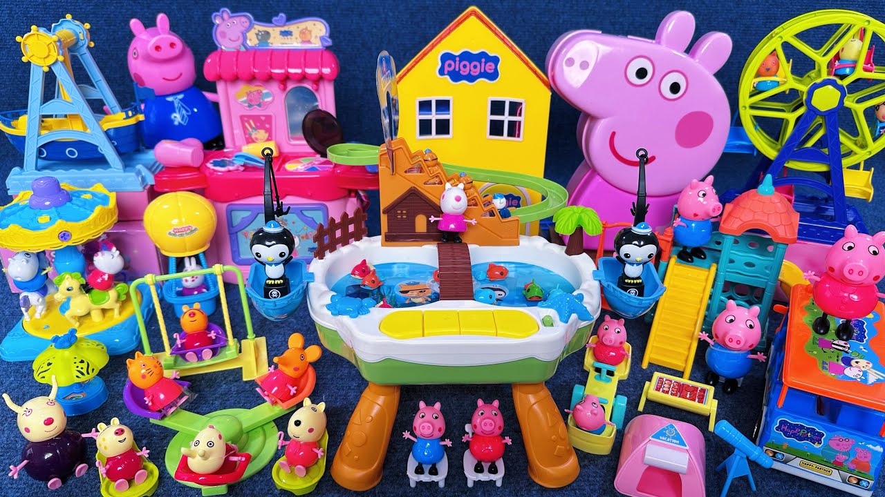 14 Minutes Satisfying with Unboxing Peppa Pig Family Playground Playset ASMR｜Review Toys