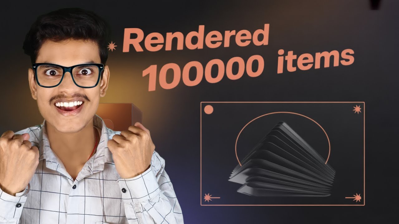 Virtualization In React JS | Rendering Long List In React | Performance Optimization