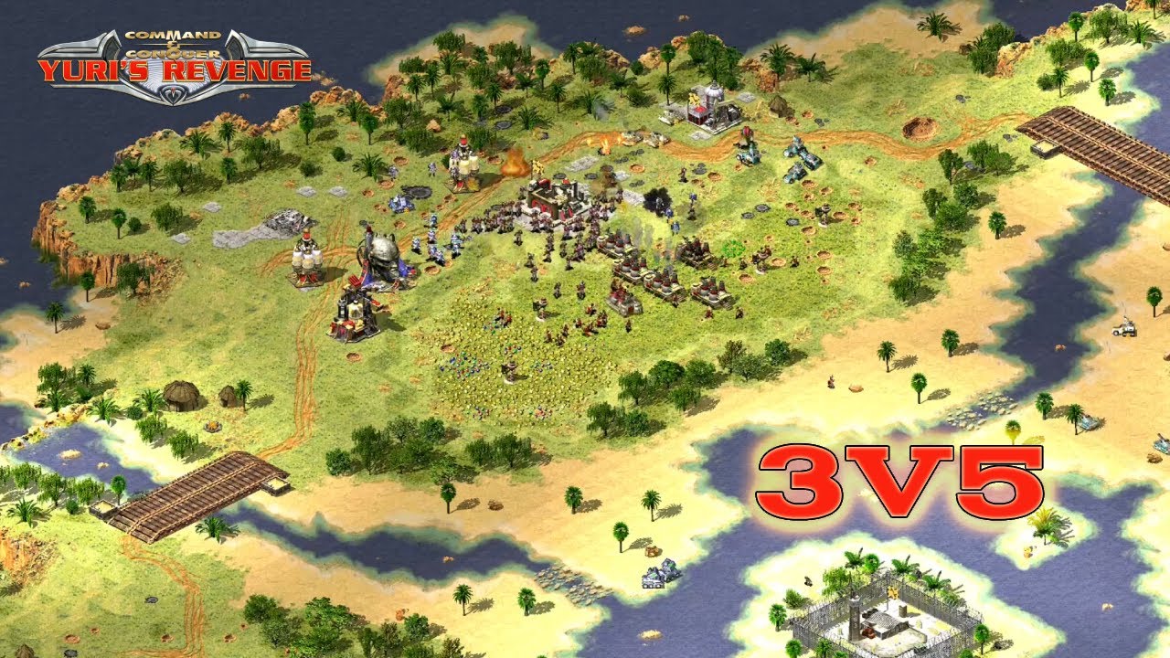 Red Alert 2 - 3v5 on the 