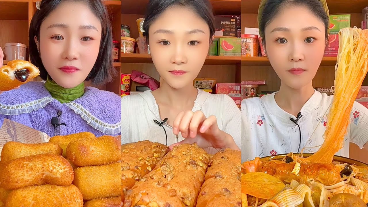 1 Hour ASMR Mukbang | Satisfying Eating Sounds for Sleep, Relaxation & Study #1016