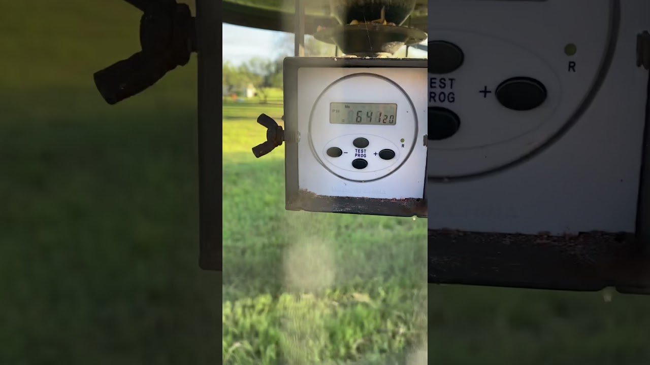 Setting your digital American hunter deer feeder.