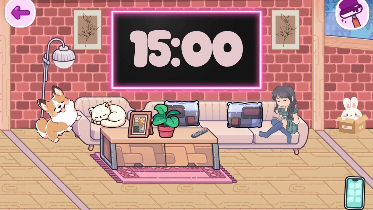 15 Minute Timer | Background Music & Alarm! [ #AvatarWorld edition ]