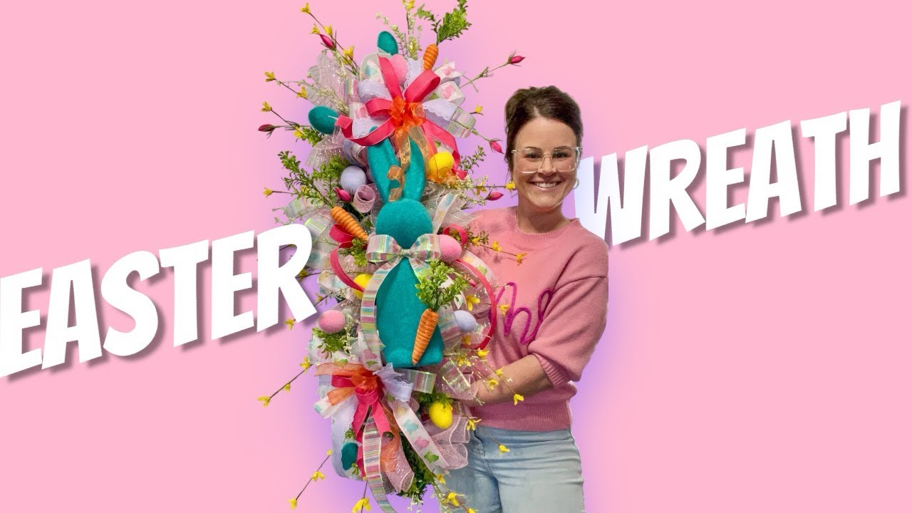 Let’s Make an Easter Wreath/Swag Using a 4ft Christmas Tree!