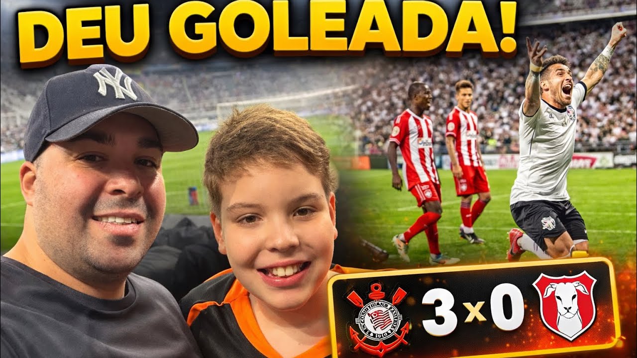 ASSISTIMOS O JOGO DO CORINTHIANS NO MEIO DA TORCIDA ORGANIZADA GAVIÕES - CORINTHIANS 3x0 CAPIVARIANO