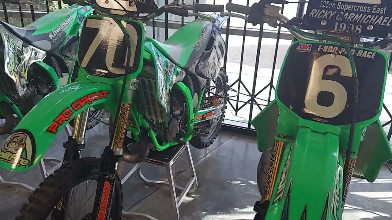 Pro Circuit headquarters factory Kawasakis Peak Hondas