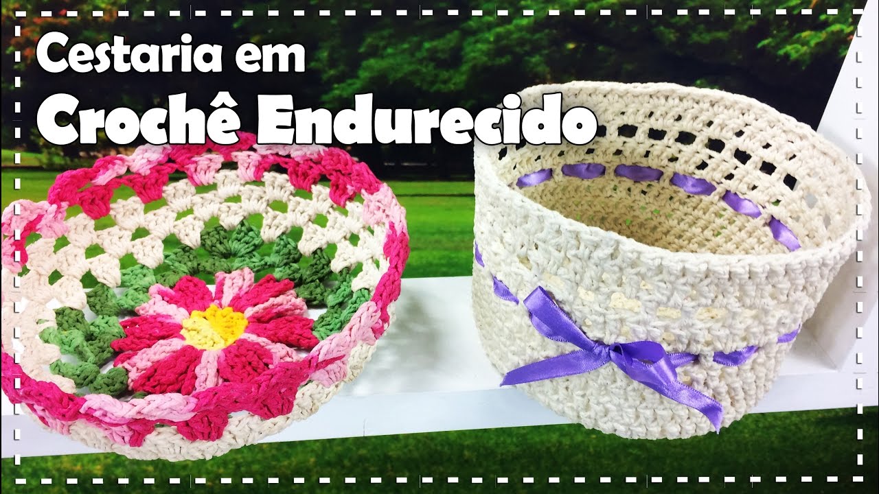 CESTAS EM CROCHÊ ENDURECIDO com Flávio Adalto - Programa Arte Brasil - 04/10/2016