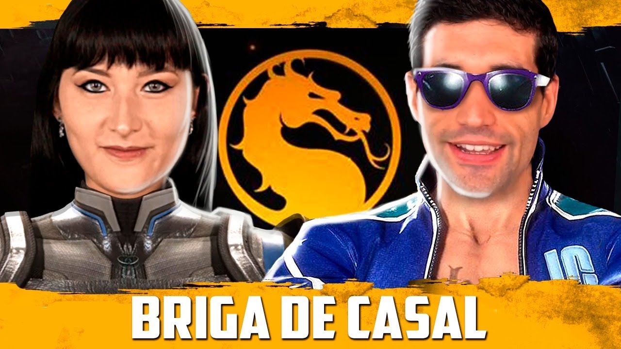 Jogando Mortal Kombat 11 com a minha NAMORADA, BRIGA de CASAL