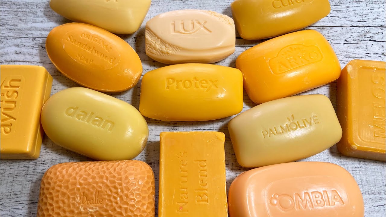 ASMR soap cutting Satisfying video🧡