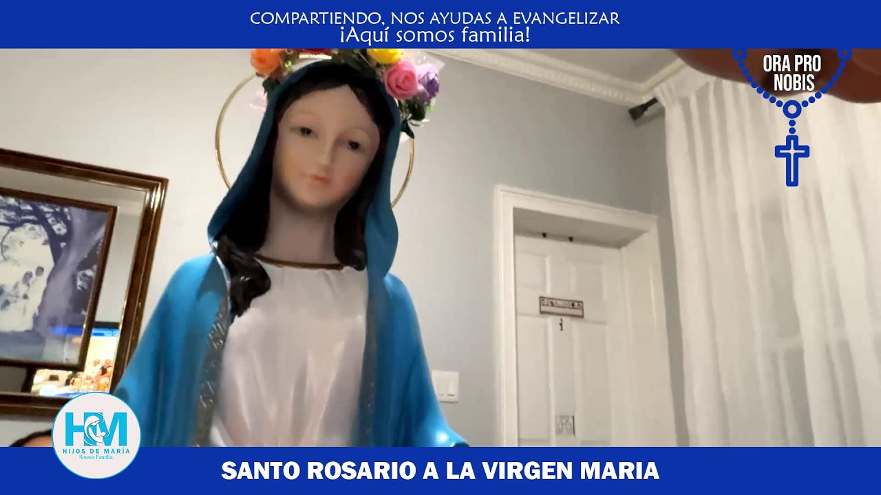 Santo Rosario a La Virgen María, misterios gloriosos 18-3-2026
