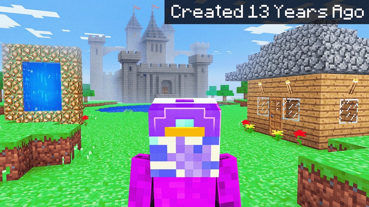 Я нашел свой СЕКРЕТНЫЙ мир Minecraft 13-летней давности…