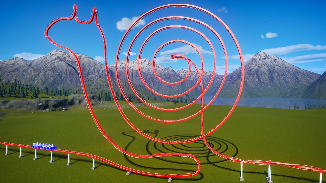 Giant Snail Roller Coaster – Planet Coaster