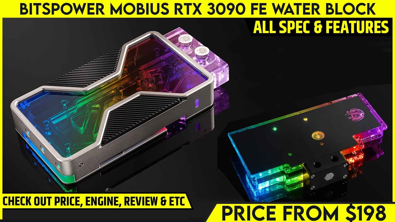 Bitspower Mobius RTX 3090 FE Water Block & X-TEND Liquid-Cooled Backplate Launched | Spec, Features