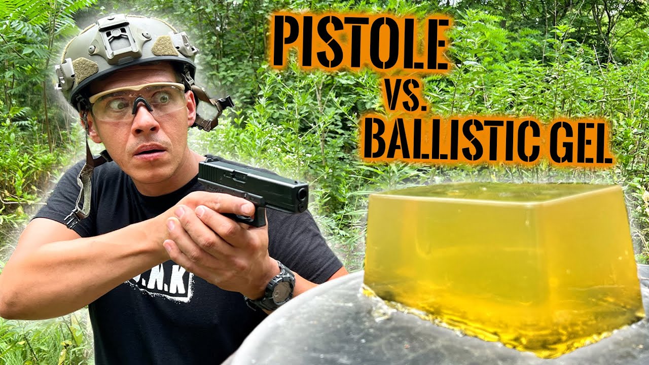PISTOLE vs. BALLISTIC GEL - Was richten METAL Kugeln an? | Survival Mattin