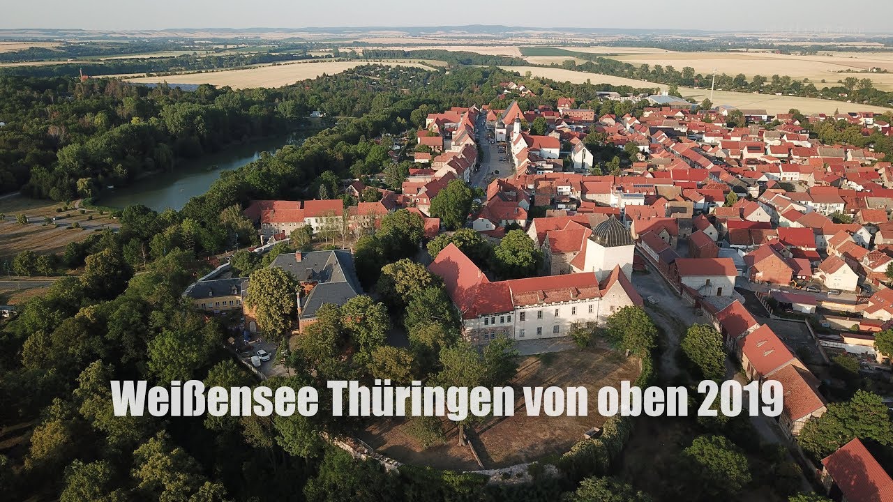 Weißensee Thüringen von oben 2019