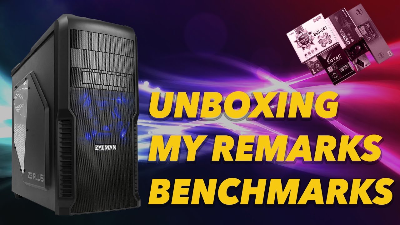 Zalman Z3 MSI B85-G43 Zotac GTX 750Ti i5 4460 Unboxing & Benchmarks