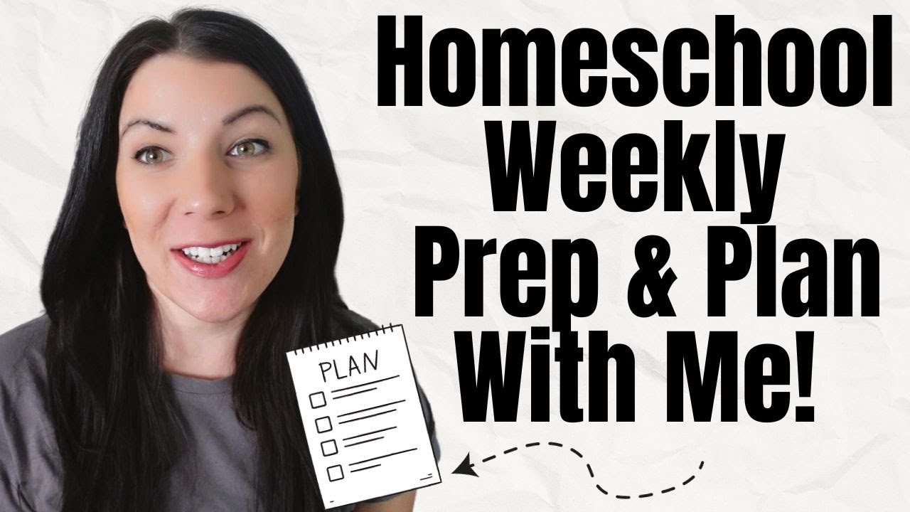 Let's Get Organized - Back to Homeschool After a Break + Curriculum Changes  - Weekly Prep & Plan