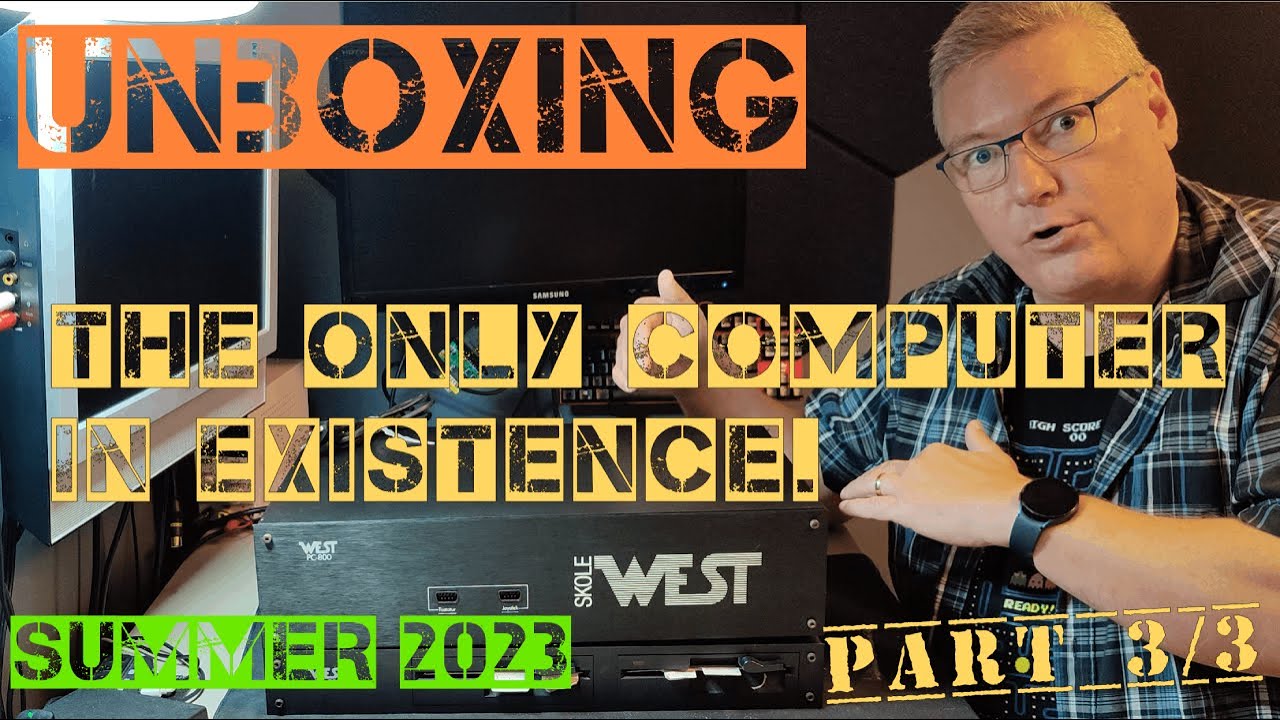 Summer 2023 unboxing video - Part 3/3 the West PC 800 video - Norwegian Apple II Clone