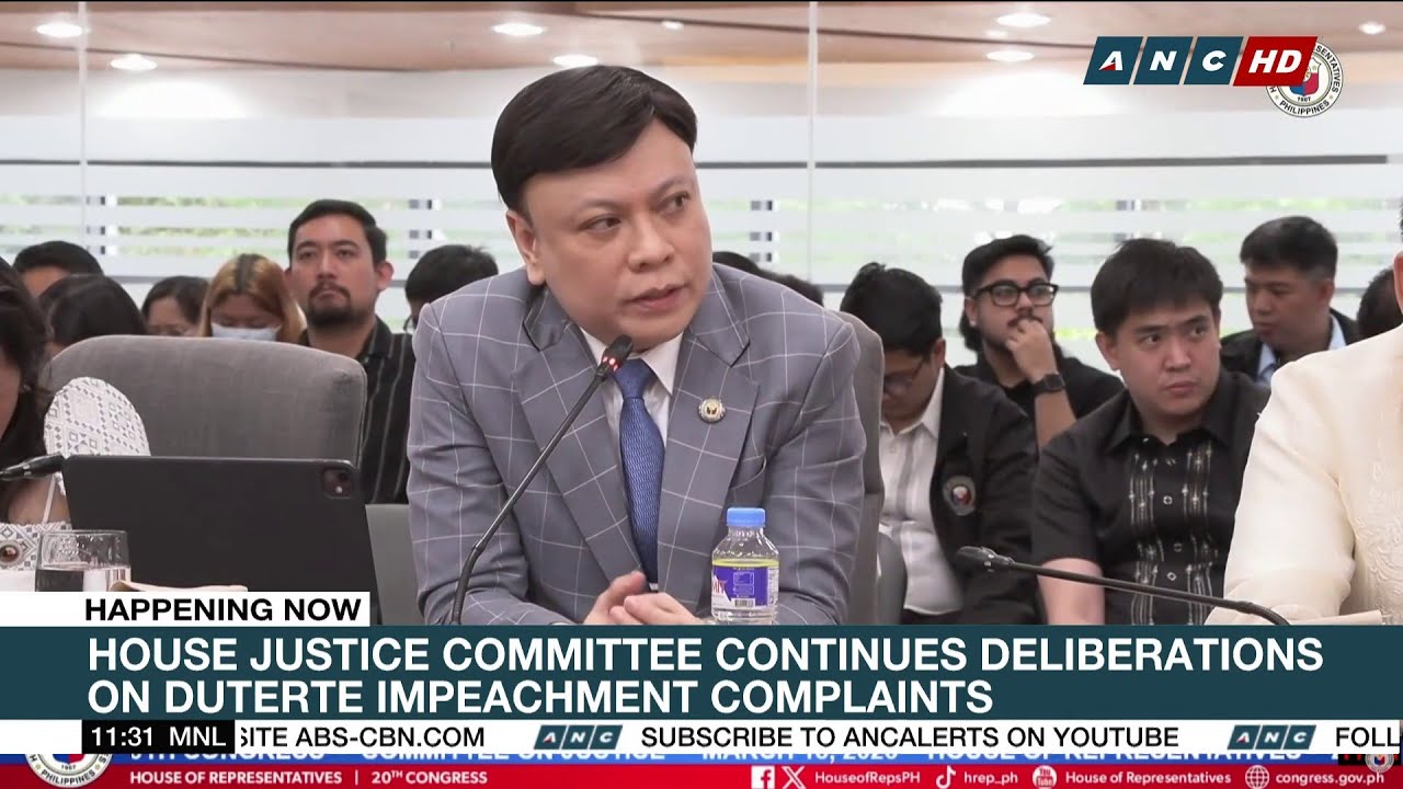 Rep. Marcoleta: Shouldn't we have determined sufficiency in grounds before form and substance?