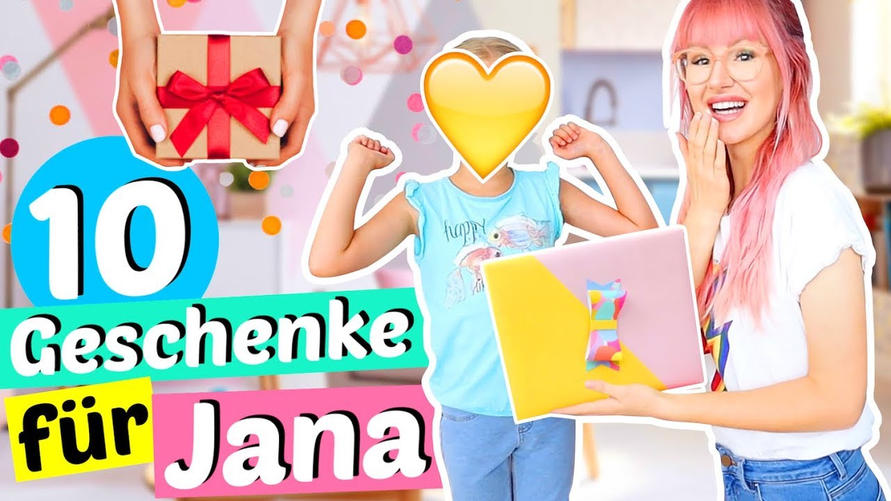 Meine 7jährige Nichte JANA bekommt 10 Überraschungen 🎁| ViktoriaSarina